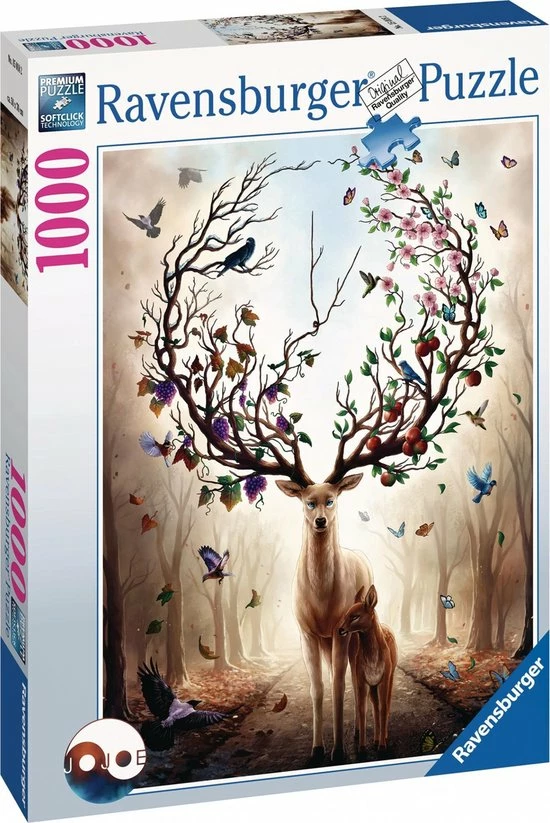 Ravensburger Puzzel Fantasydeer - Legpuzzel - 1000 Stukjes 7 Ravensburger Puzzel Fantasydeer - Legpuzzel - 1000 Stukjes - Afbeelding 5