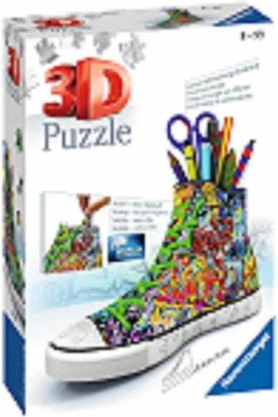 Ravensburger Sneaker Grafitti Print - 3D Puzzel - 108 Stukjes 11 Ravensburger Sneaker Grafitti Print - 3D Puzzel - 108 Stukjes - Afbeelding 9